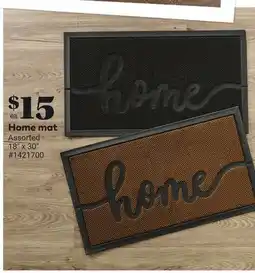 Giant Tiger Home mat offer