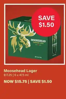 LCBO Moosehead Lager offer