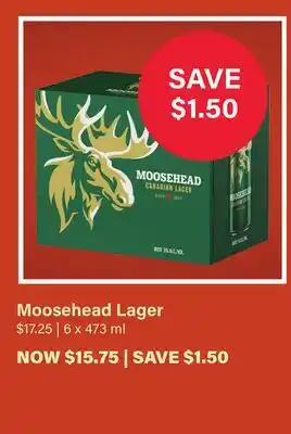 LCBO Moosehead Lager offer