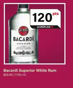 LCBO Bacardi Superior White Rum offer