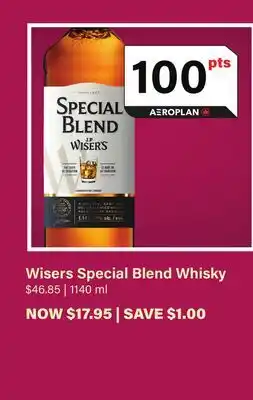 LCBO Wisers Special Blend Whisky offer