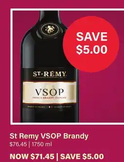 LCBO St Remy VSOP Brandy offer
