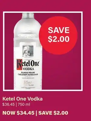 LCBO Ketel One Vodka offer