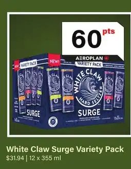 LCBO White Claw Surge Variety Pack offer