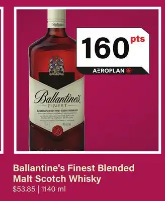 LCBO Ballantine's Finest Blended Malt Scotch Whisky offer