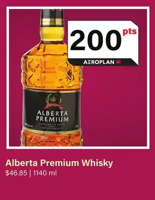LCBO Alberta Premium Whisky offer