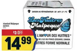 Marché Adonis Standard Malpeque Oysters offer