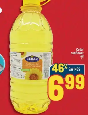 Marché Adonis Cedar Sunflower Oil offer