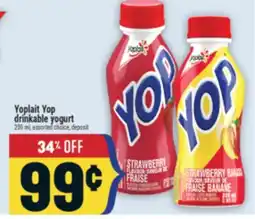 Marché Adonis Yoplait Yop Drinkable Yogurt offer