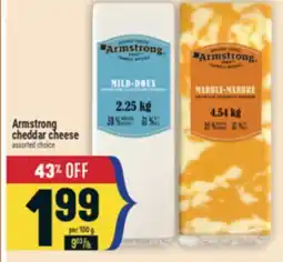 Marché Adonis Armstrong cheddar cheese offer