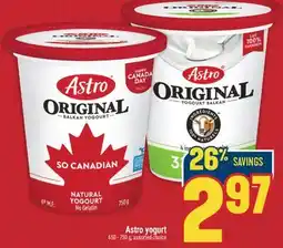 Marché Adonis Astro yogurt offer