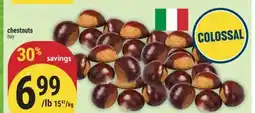 Marché Adonis chestnuts offer
