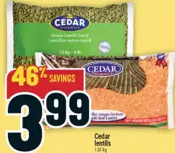 Marché Adonis Cedar Lentils offer