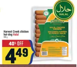 Marché Adonis Harvest Creek Chicken Hot-Dog Halal offer