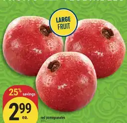 Marché Adonis Red pomegranates offer