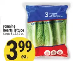 Marché Adonis Romaine hearts lettuce offer