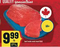 Marché Adonis Beef inside round steak Halal offer