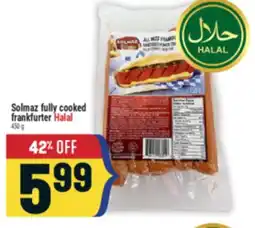 Marché Adonis Solmaz fully cooked frankfurter Halal offer