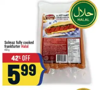 Marché Adonis Solmaz fully cooked frankfurter Halal offer