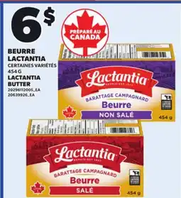 Provigo LACTANTIA BUTTER, 454 G offer