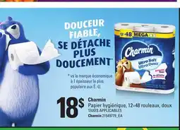 Provigo CHARMIN PAPIER HYGIÉNIQUE, 12=48 ROULEAUX, DOUX offer