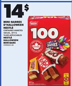 Provigo NESTLÉ HALLOWEEN MINI BARS, 100 UN., 977 G offer