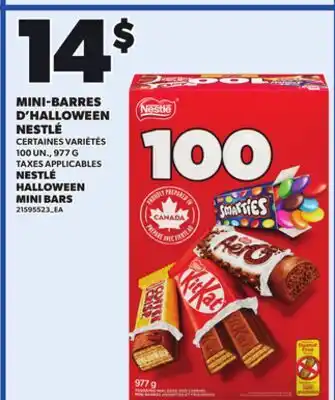 Provigo NESTLÉ HALLOWEEN MINI BARS, 100 UN., 977 G offer