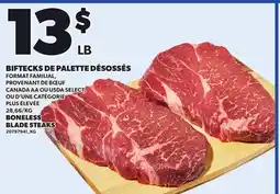 Provigo BONELESS BLADE STEAKS offer