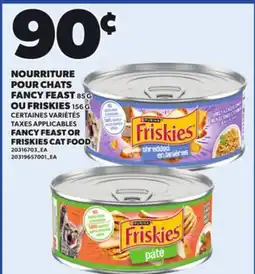 Provigo FANCY FEAST, 85 G OR FRISKIES CAT FOOD, 156 G offer