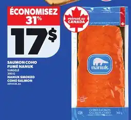 Provigo NANUK SMOKED COHO SALMON, 300 G offer