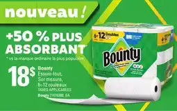 Provigo BOUNTY ESSUIE-TOUT, SUR MESURE, 6=12 ROULEAUX offer