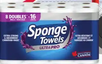 Provigo SPONGETOWELS ULTRAPRO ESSUIE-TOUT 8=16 ROULEAUX offer
