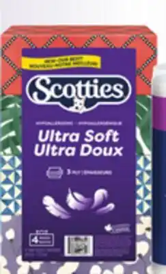 Provigo SCOTTIES ' ULTRA DOUX PAPIER MOUCHOIR EMBALLAGE DE 4 offer
