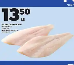 Provigo MSC SOLE FILLETS offer