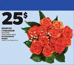 Provigo ECUADORIAN ROSES offer