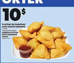 Provigo SAMOSA PLATTER WITH TAMARIND SAUCE, 1,37 KG offer