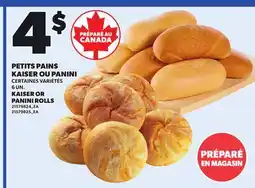 Provigo KAISER OR PANINI ROLLS, 6 UN offer