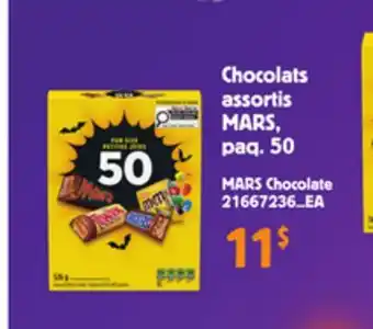 Provigo MARS CHOCOLATE, PAQ. 50 offer