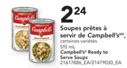 Provigo CAMPBELL'S READY TO SERVE SOUPS, 515 mL offer