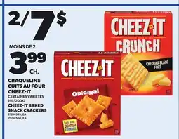 Provigo CHEEZ-IT BAKED SNACK CRACKERS, 191/200 G offer