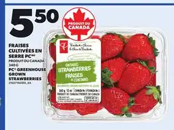 Provigo PC GREENHOUSE GROWN STRAWBERRIES, 340 G offer