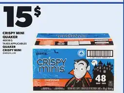 Provigo QUAKER CRISPY MINI, 48X18 G offer