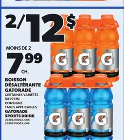 Provigo GATORADE SPORTS DRINK, 6X591 ML offer
