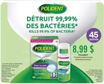 Jean Coutu POLIDENT Selected products offer