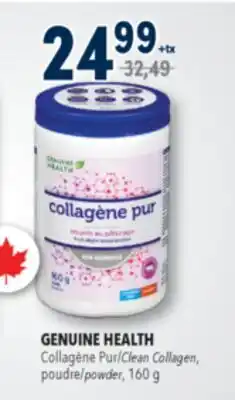 Familiprix GENUINE HEALTH, Clean Collagen, powder, 160 g offer