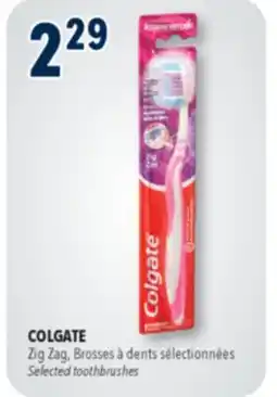 Familiprix COLGATE, Zig Zag, Selected toothbrushes offer