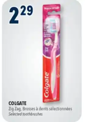 Familiprix COLGATE, Zig Zag, Selected toothbrushes offer