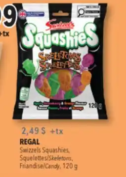 Familiprix REGAL, Swizzels Squashies, Skeletons, Candy, 120 g offer