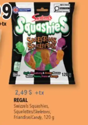 Familiprix REGAL, Swizzels Squashies, Skeletons, Candy, 120 g offer