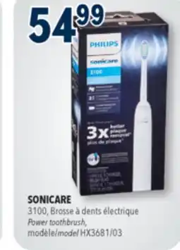 Familiprix SONICARE, Power toothbrush, model HX3681/03 offer